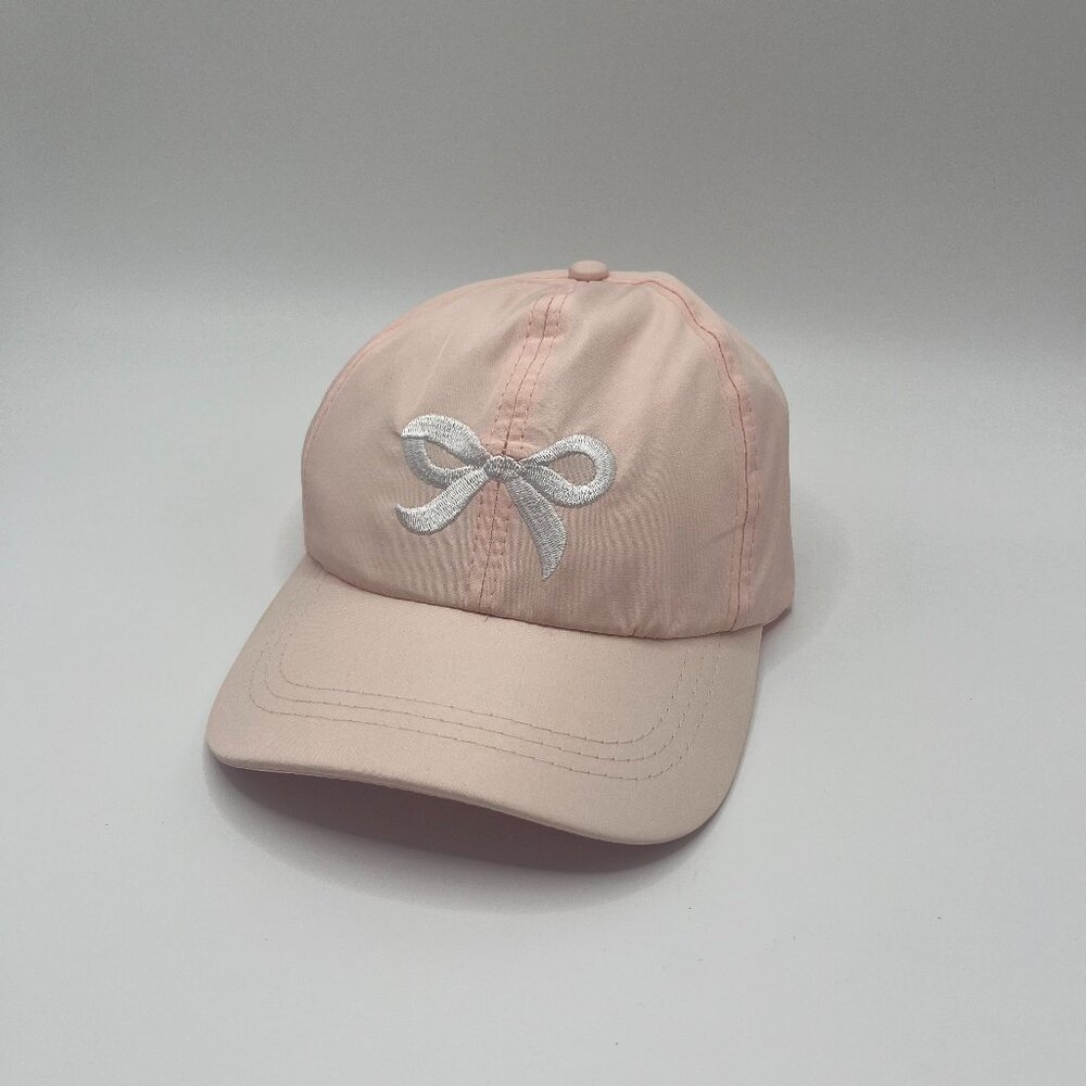 Girls' Summer Baseball Cap with Ponytail Hole Quick-Drying Sun Protection